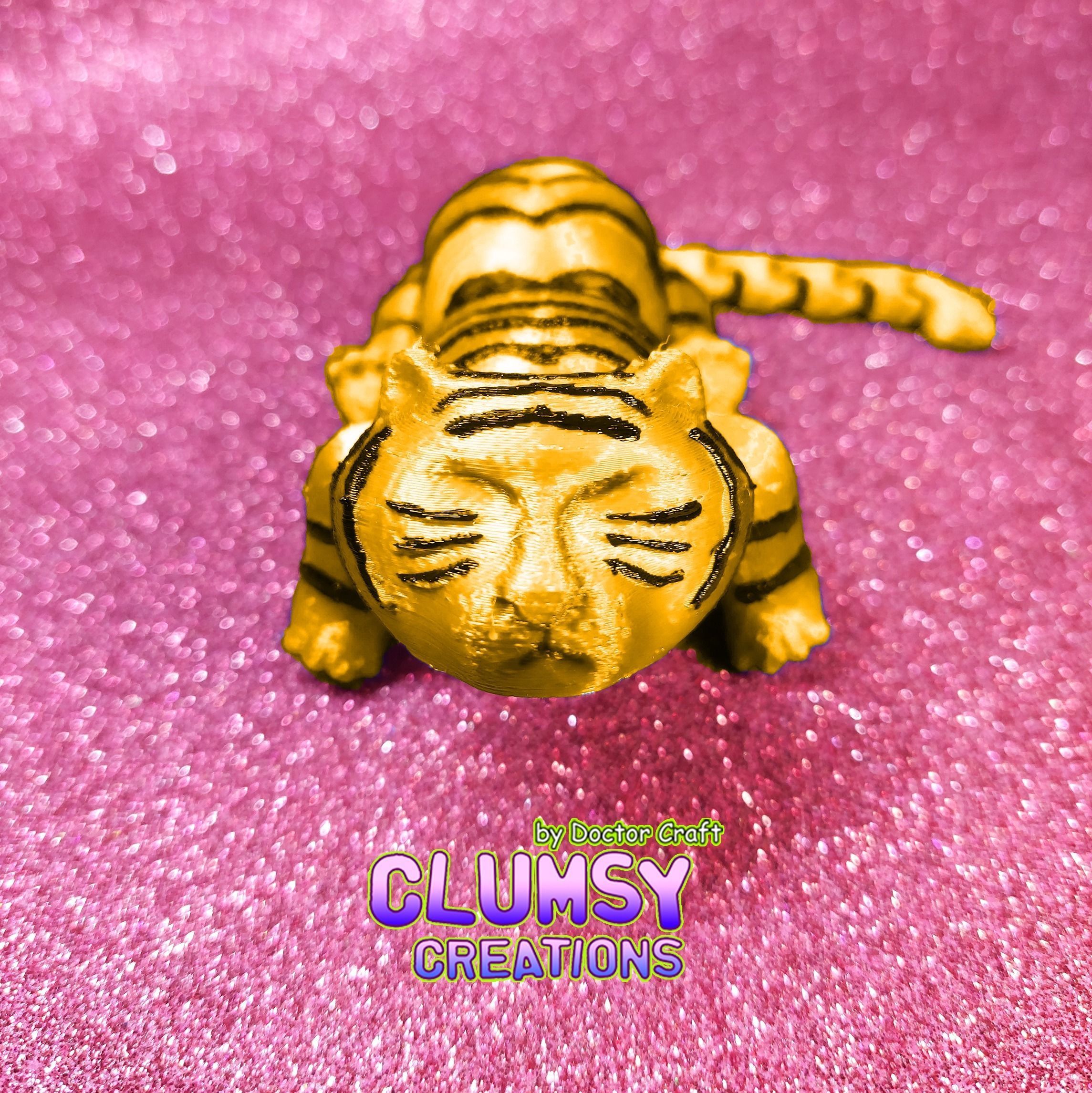 FLEXI NEW YEAR TIGER 3D print model_4