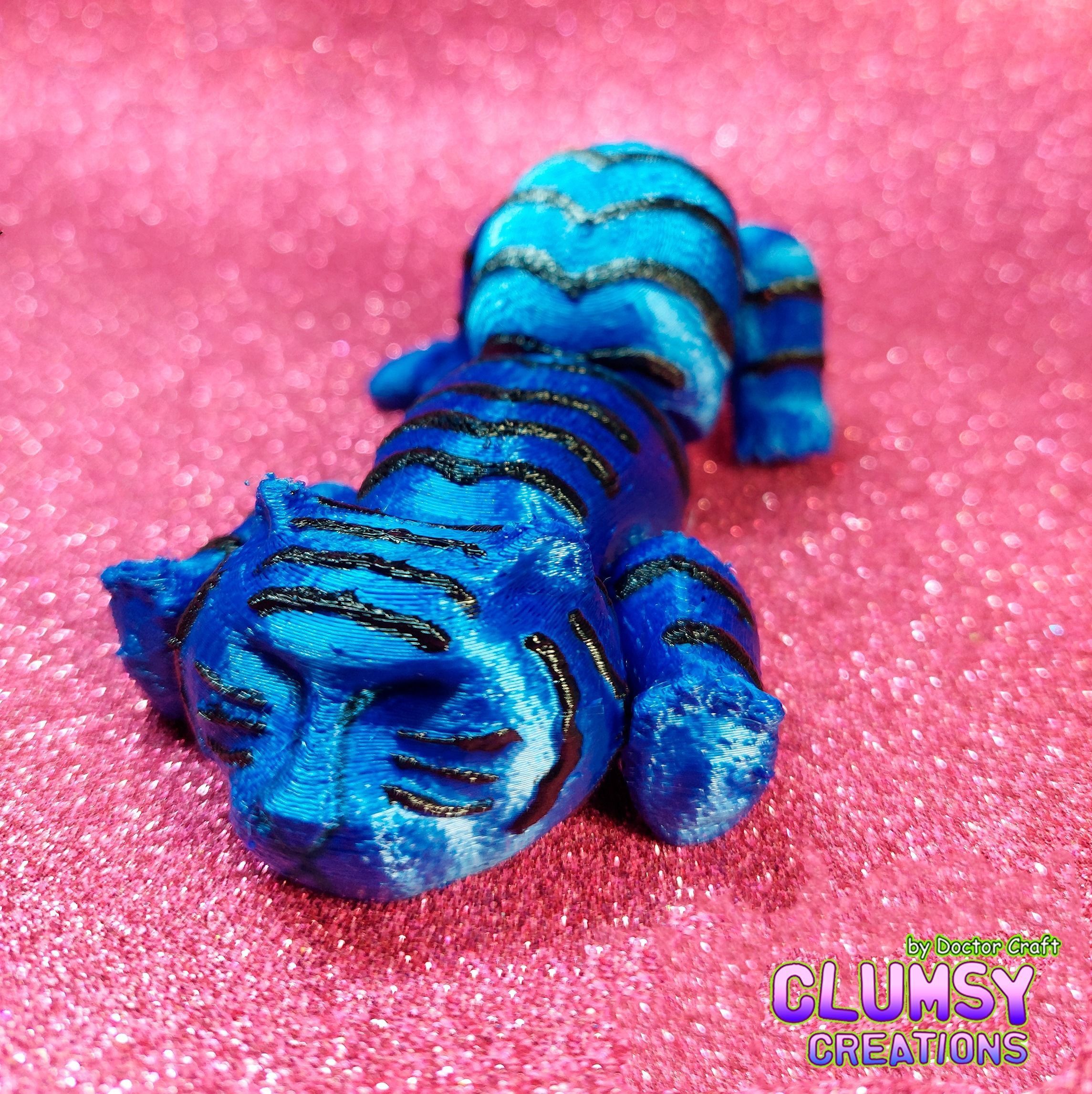 FLEXI NEW YEAR TIGER 3D print model_1