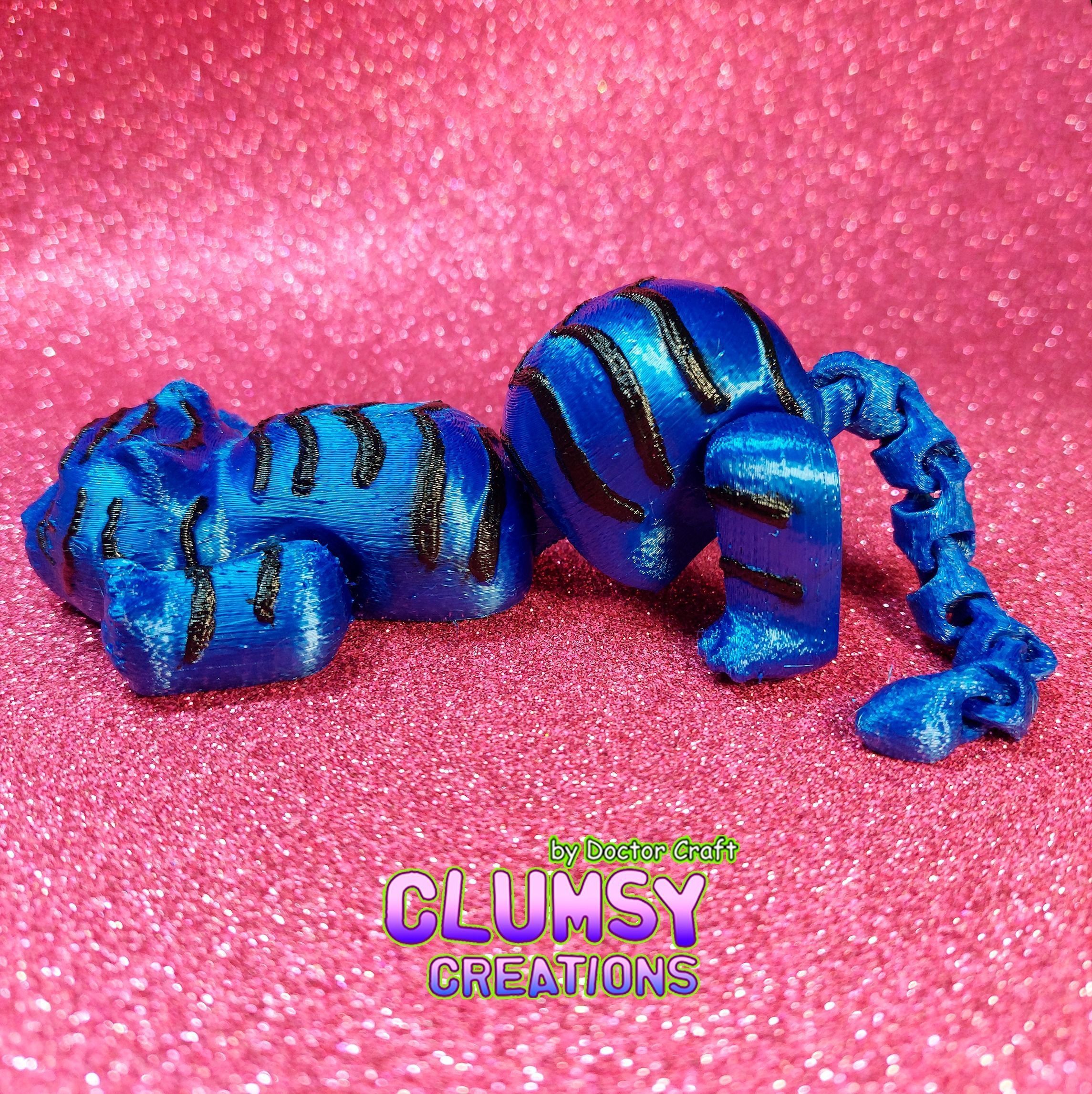 FLEXI NEW YEAR TIGER 3D print model_2