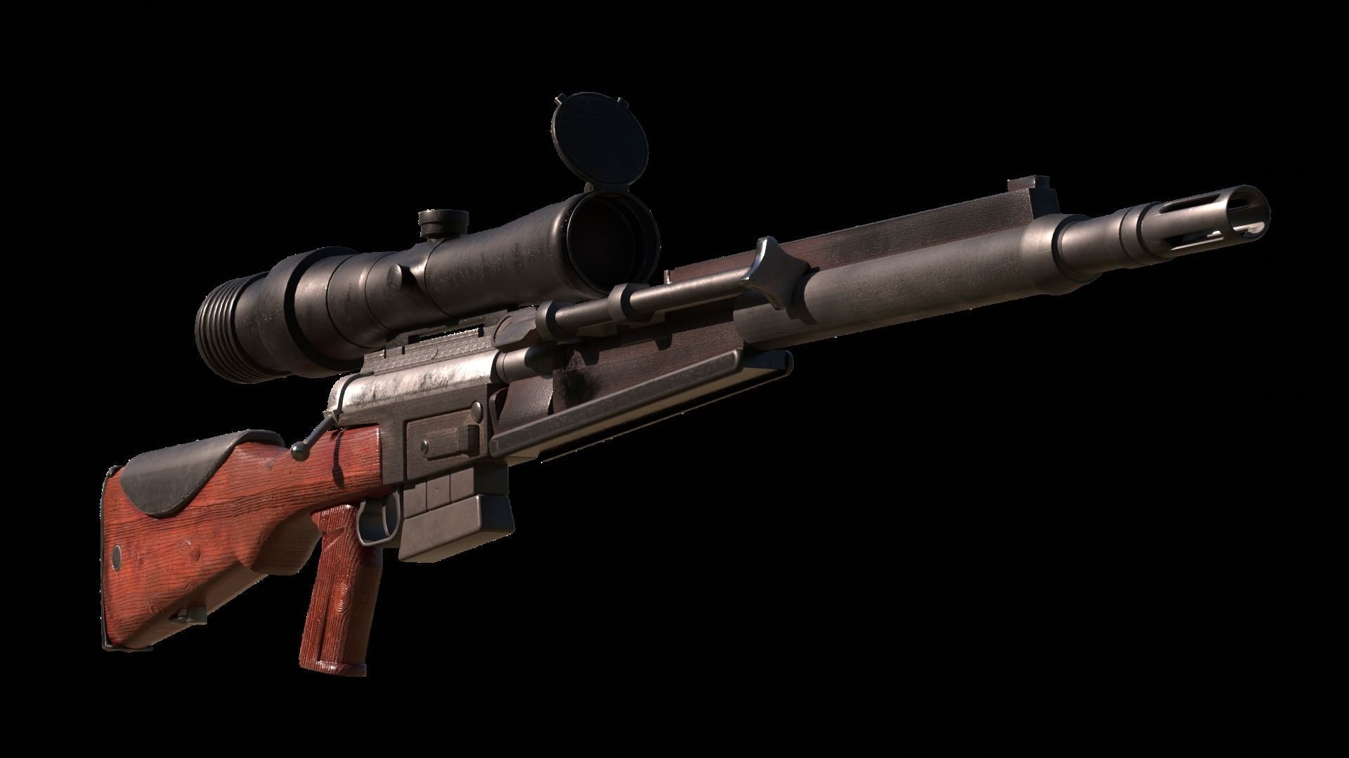 MAS FR F2 Sniper Rifle 3D model | CGTrader