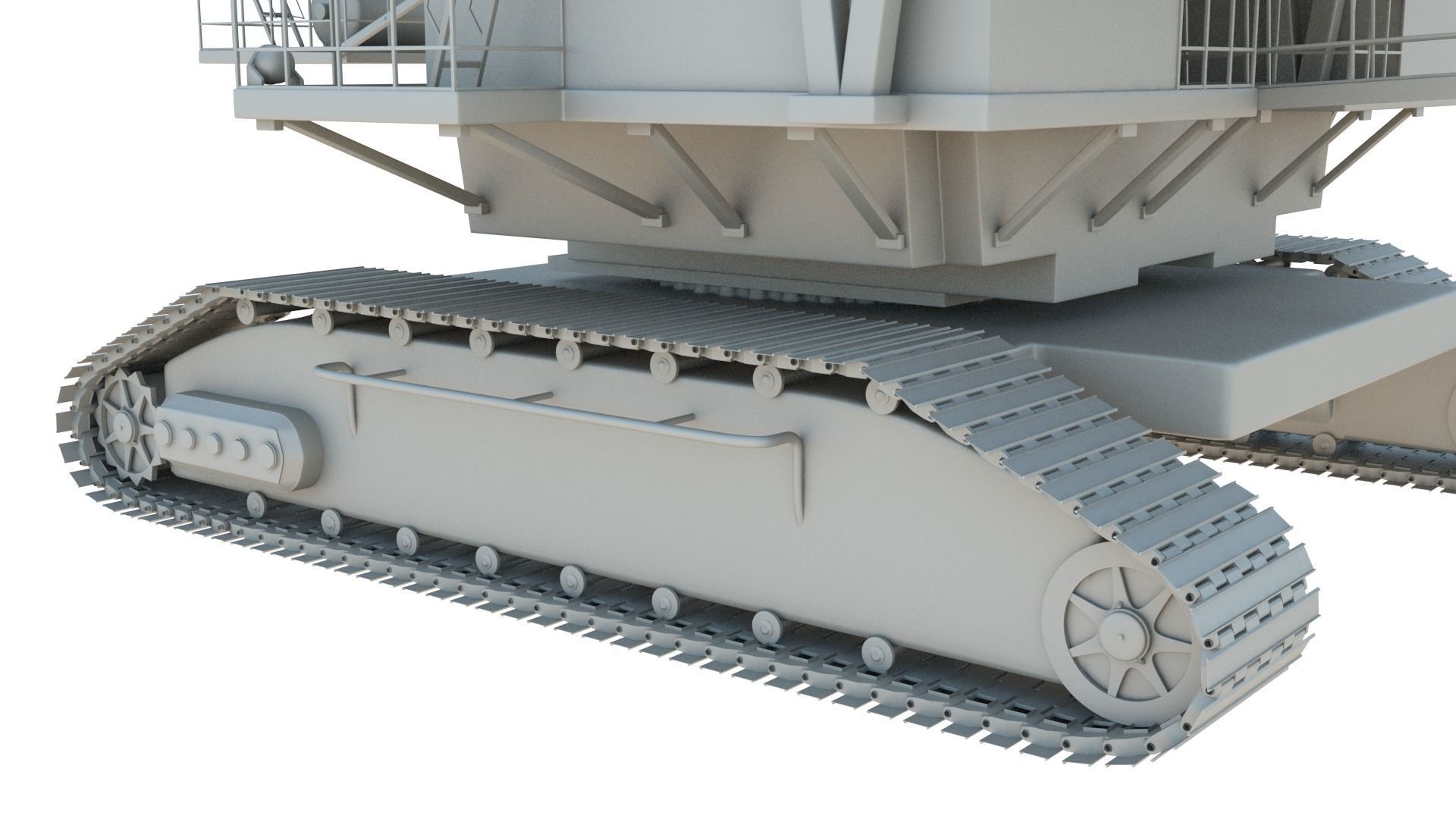 Bucket Wheel Excavator 3D model_2