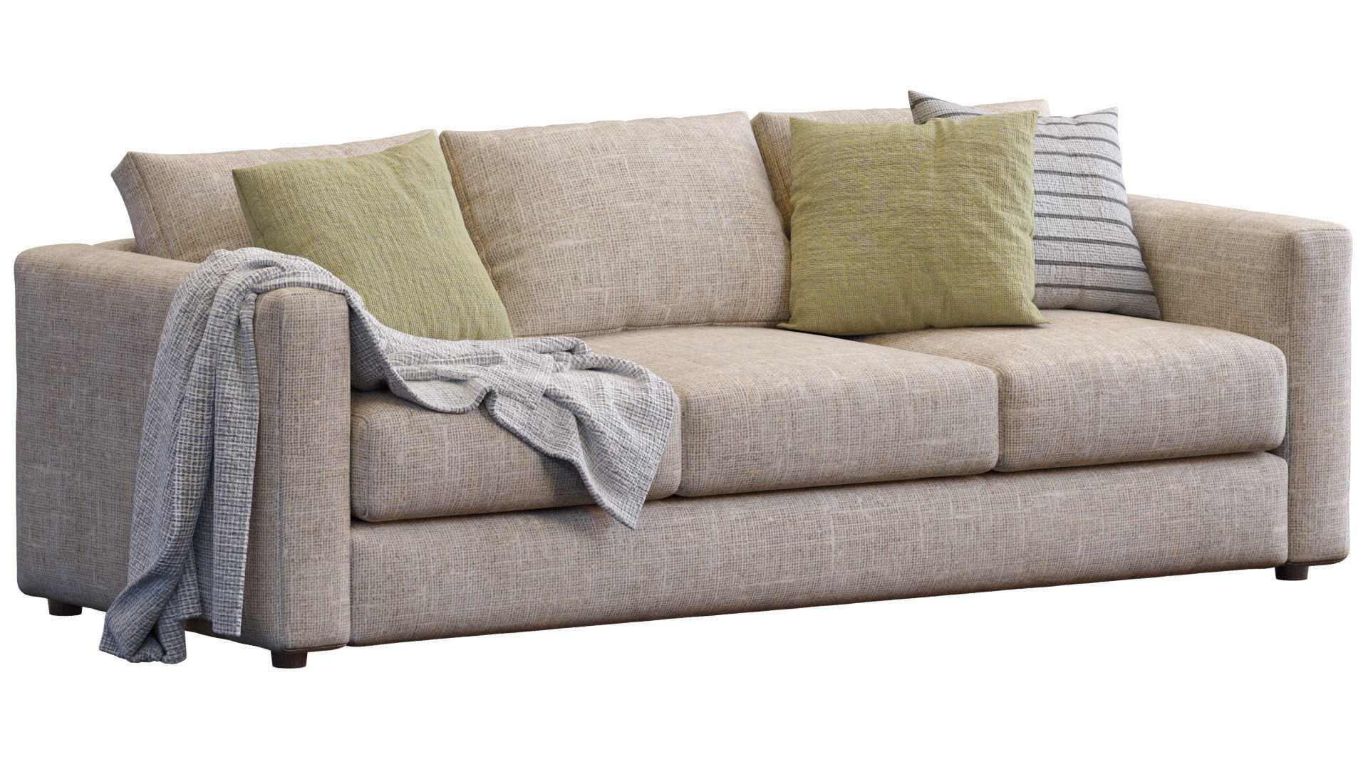 Sofa Finnala By Ikea 3D model_1