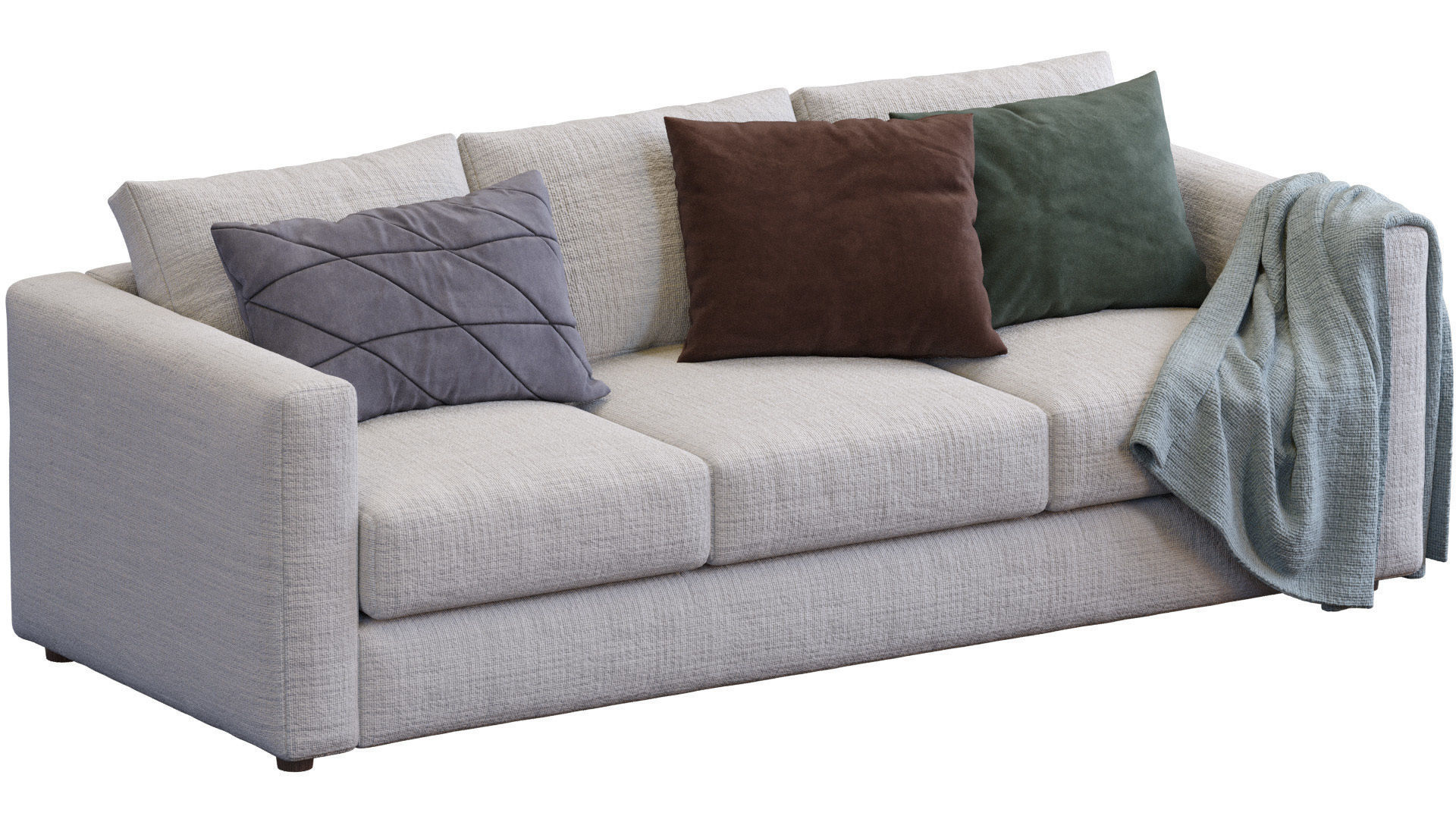 Sofa Finnala By Ikea 3D model_4