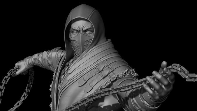 Mortal Kombat Scorpion 3D print model