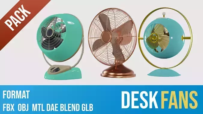 Desk fan pack