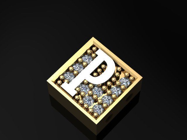 ALPHABET BRACELET  3D print model_1