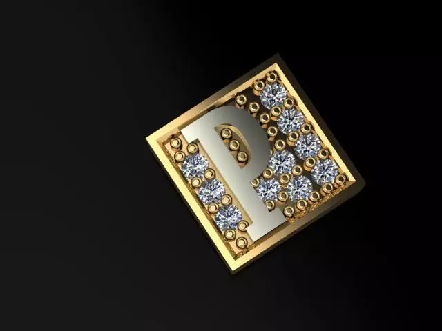 ALPHABET BRACELET  3D print model_0