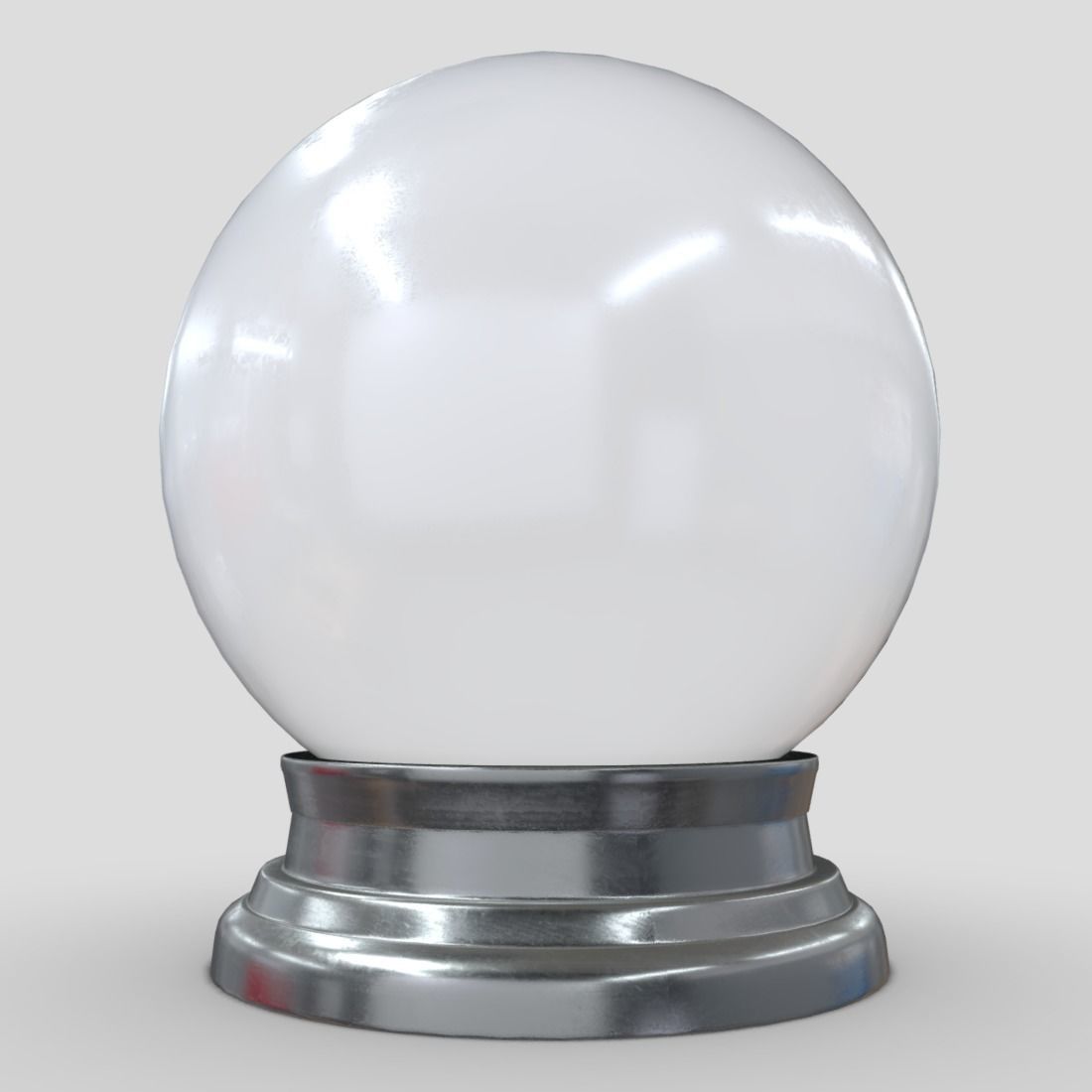 Glass Ball 3 Low-poly 3D model_3