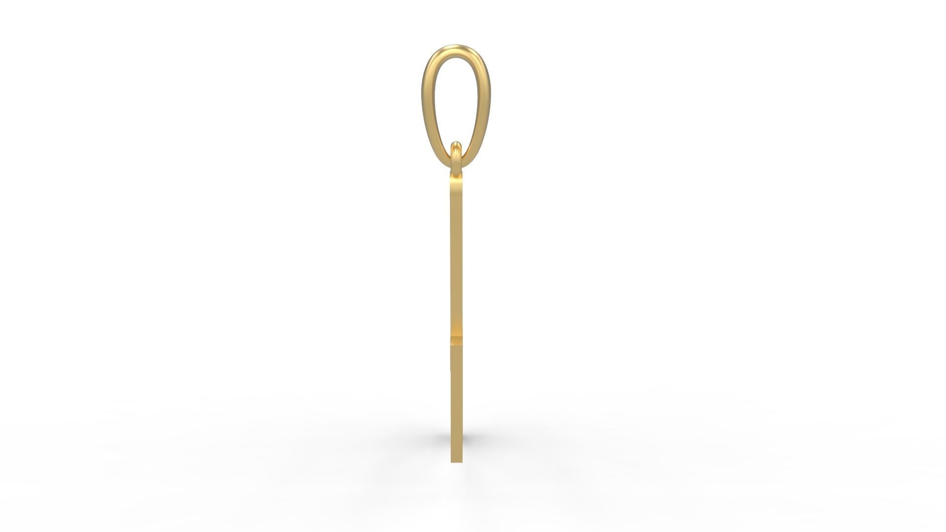 Initial Letters Pendant Marck A 3D print model_2