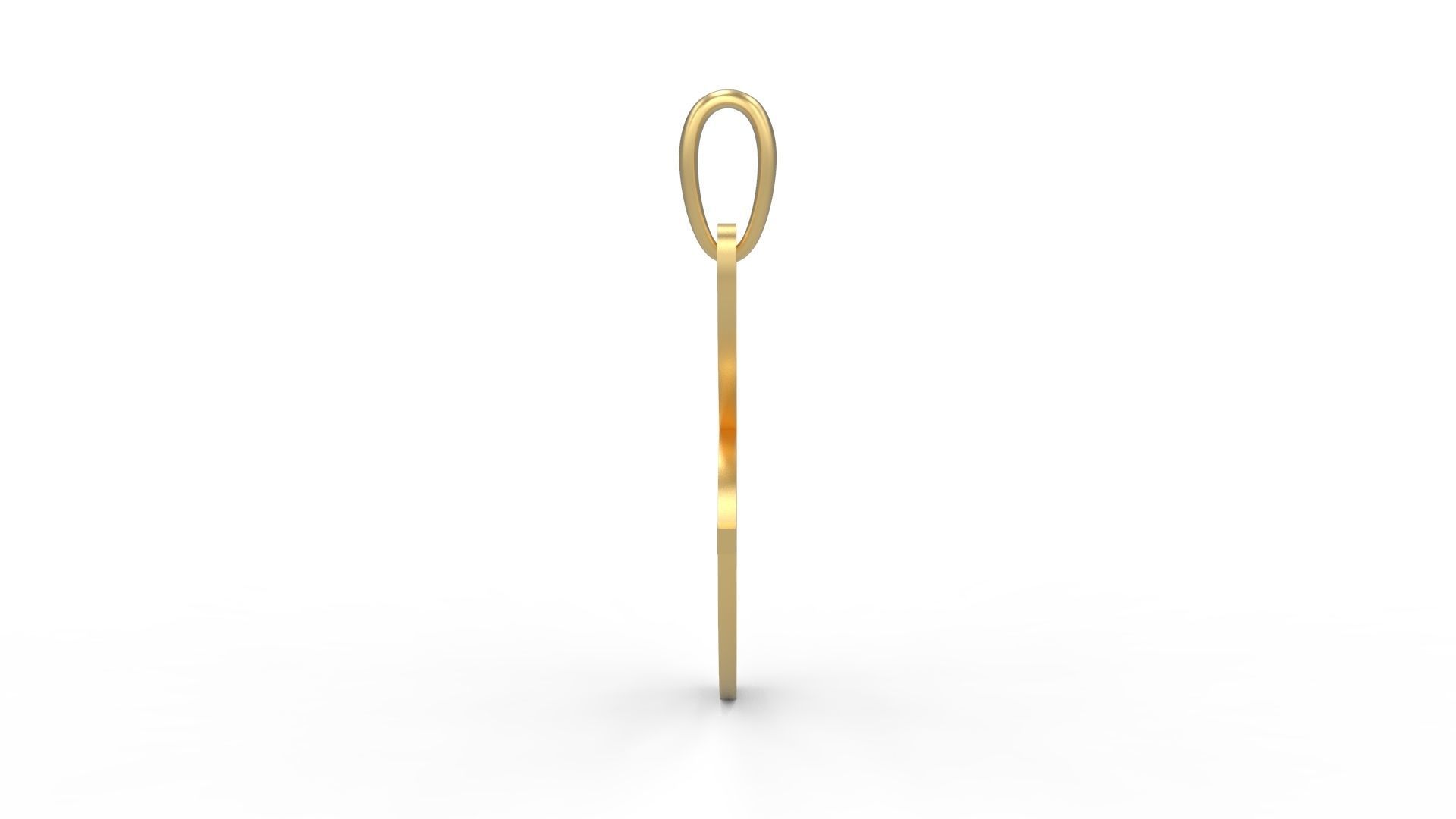 Initial Letters Pendant Marck B 3D print model_2