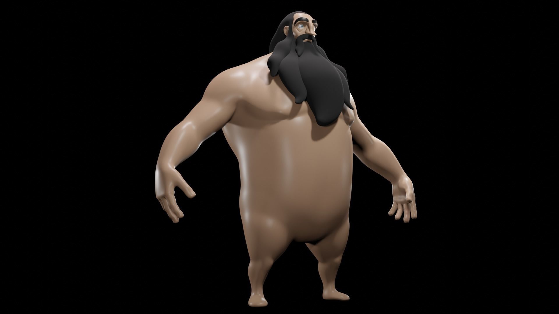 Klaus Character 3D model_7