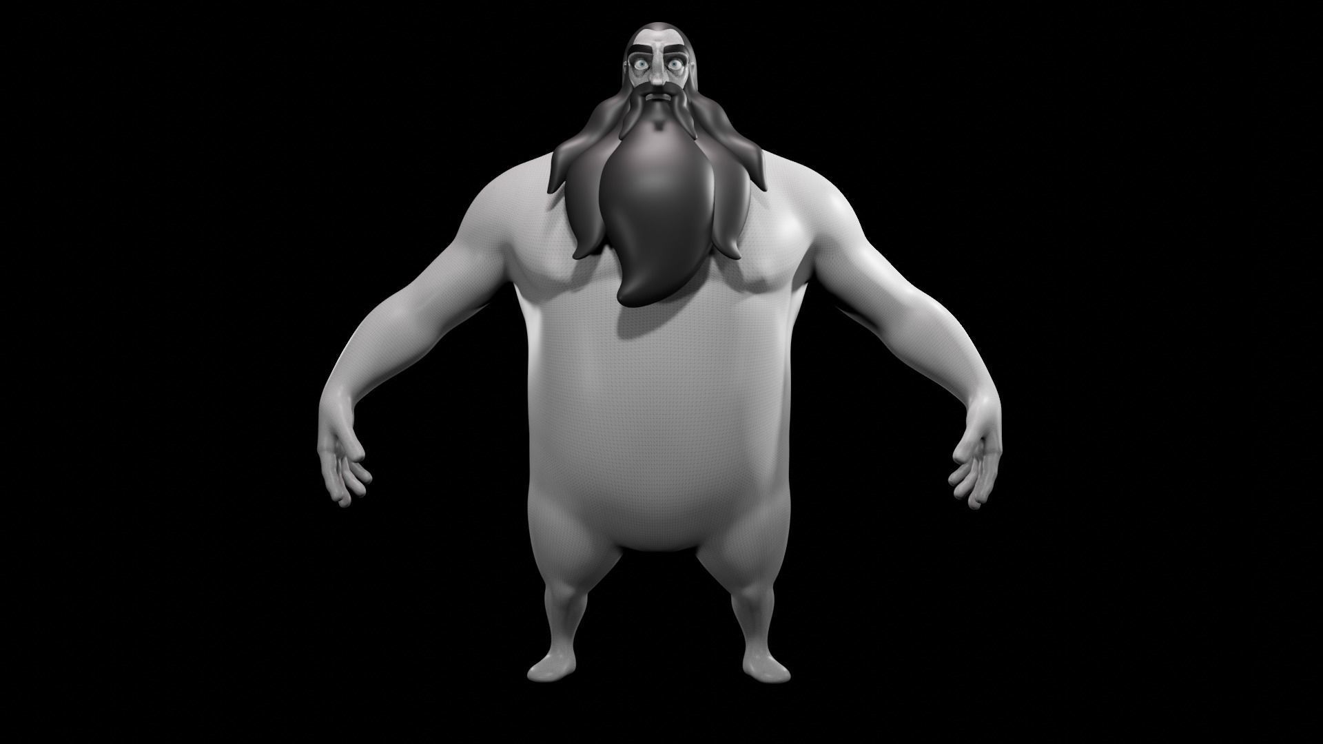 Klaus Character 3D model_15