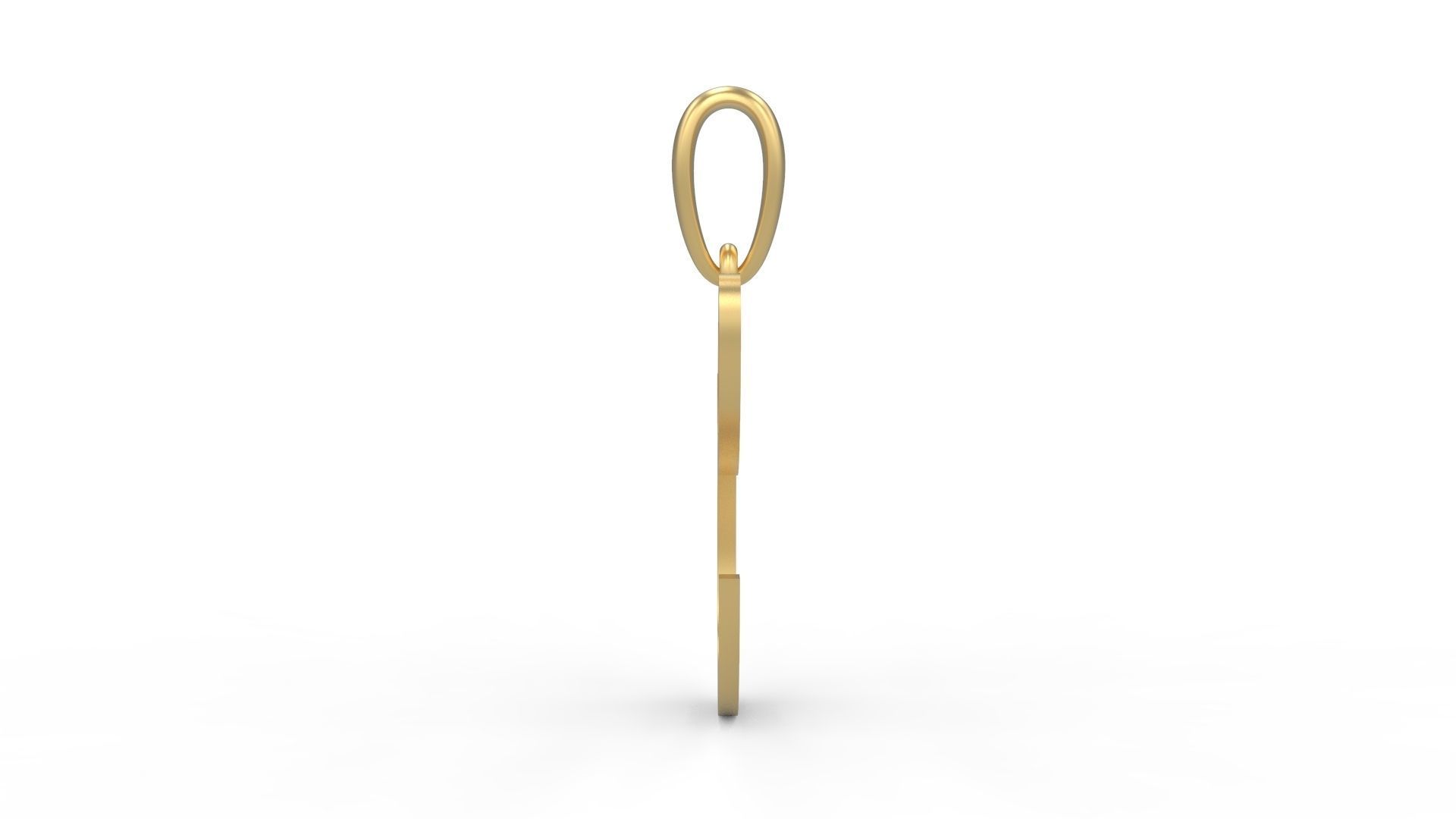 Initial Letters Pendant Marck C 3D print model_2