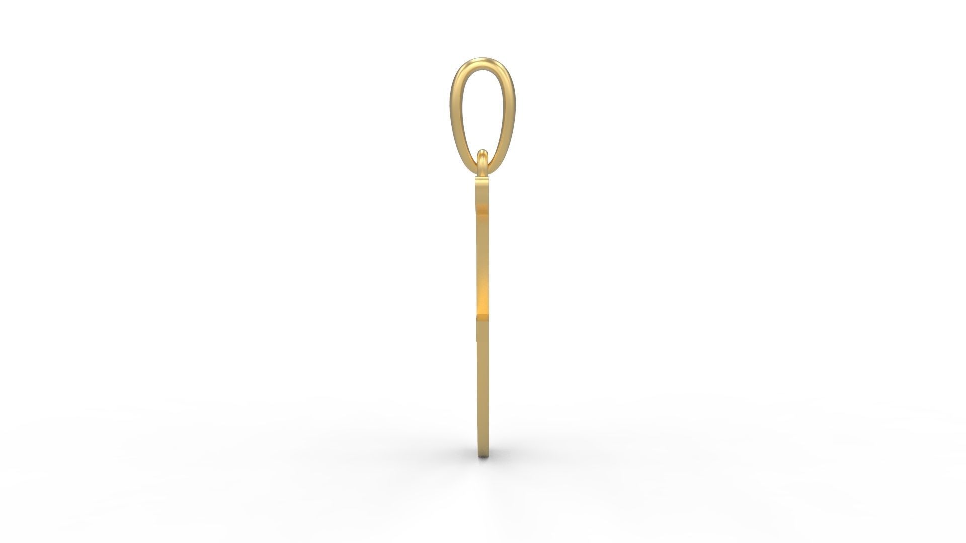 Initial Letters Pendant Marck F 3D print model_2