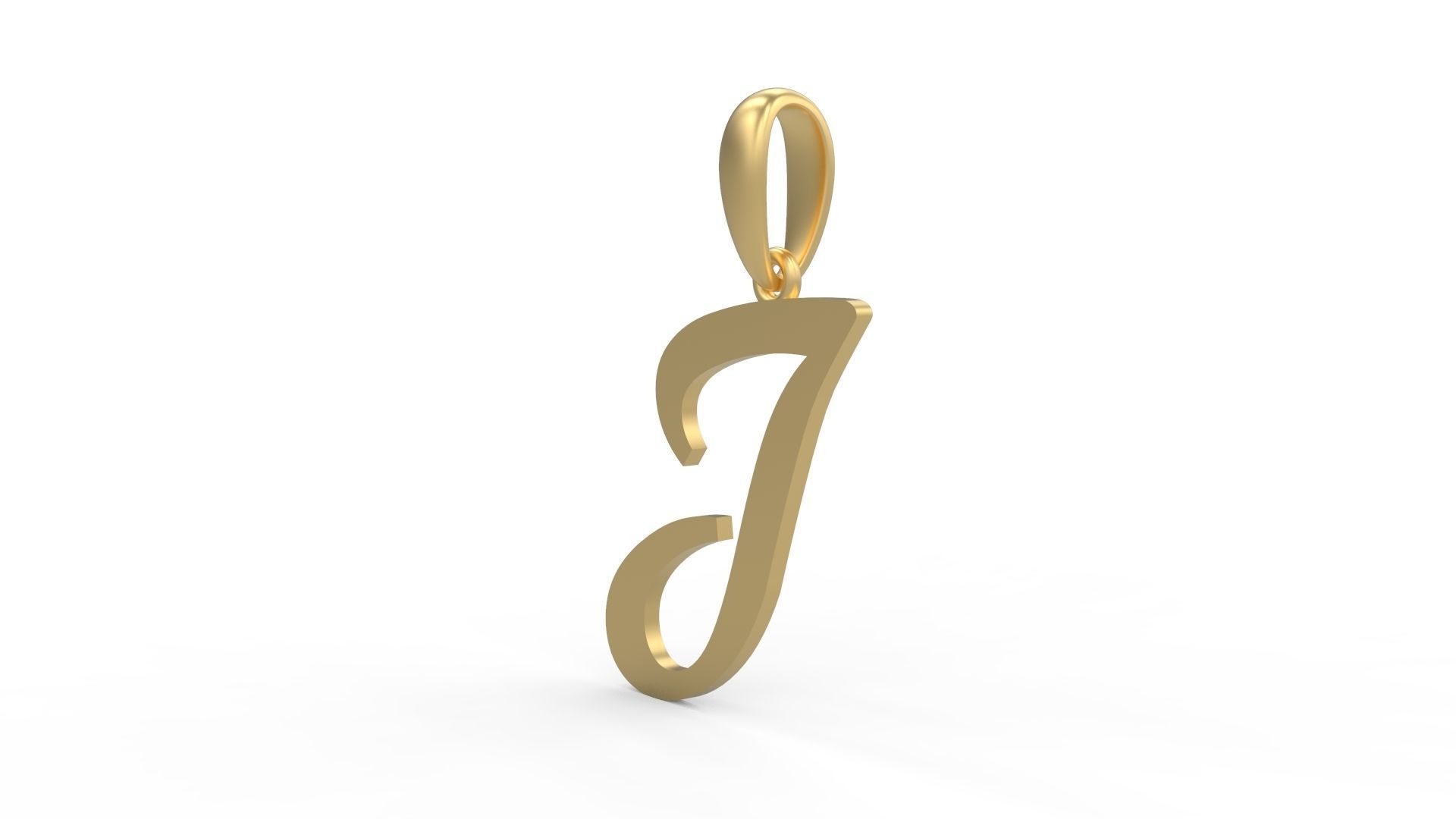 Initial Letters Pendant Marck I 3D print model_1