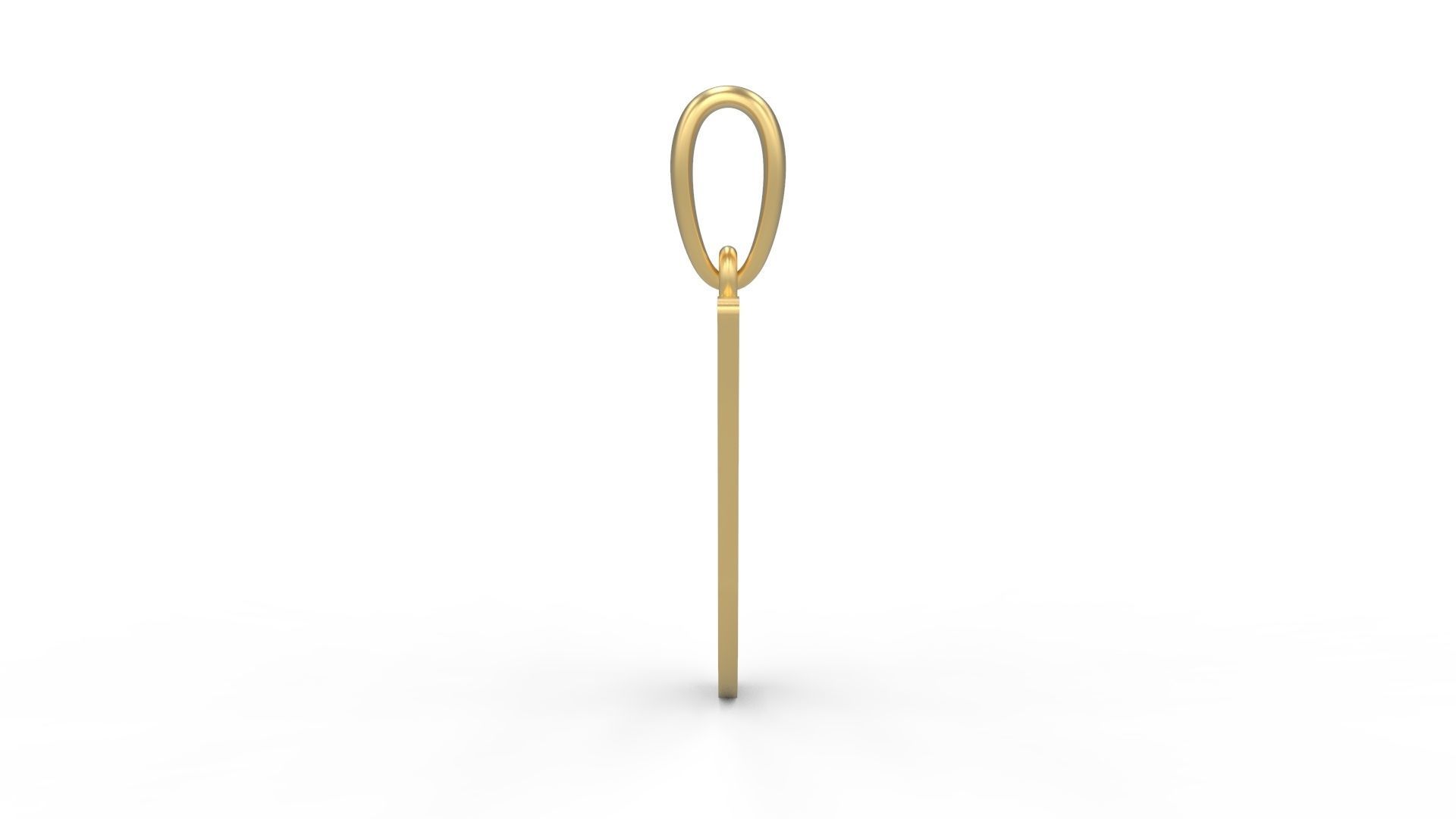 Initial Letters Pendant Marck I 3D print model_2