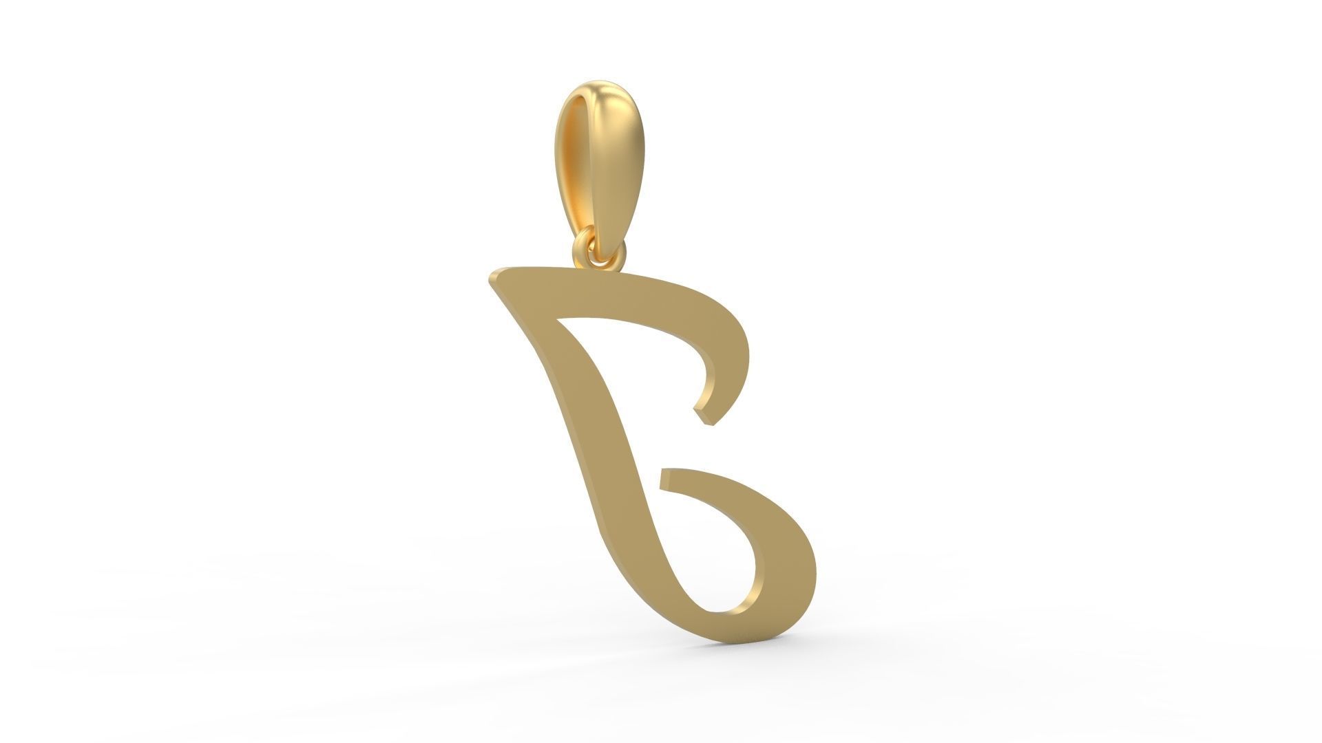 Initial Letters Pendant Marck I 3D print model_3