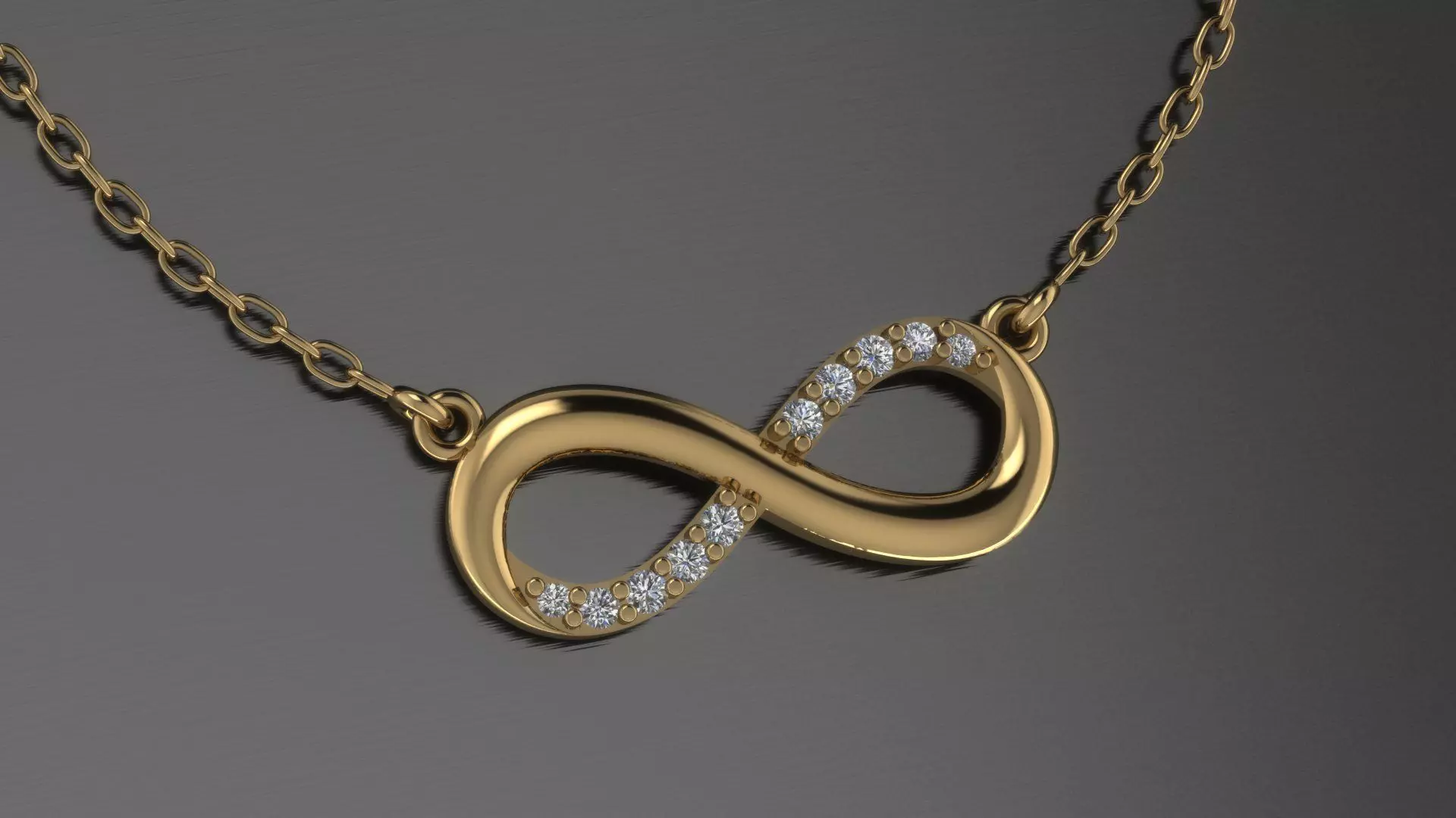 infinite pendant 3D print model