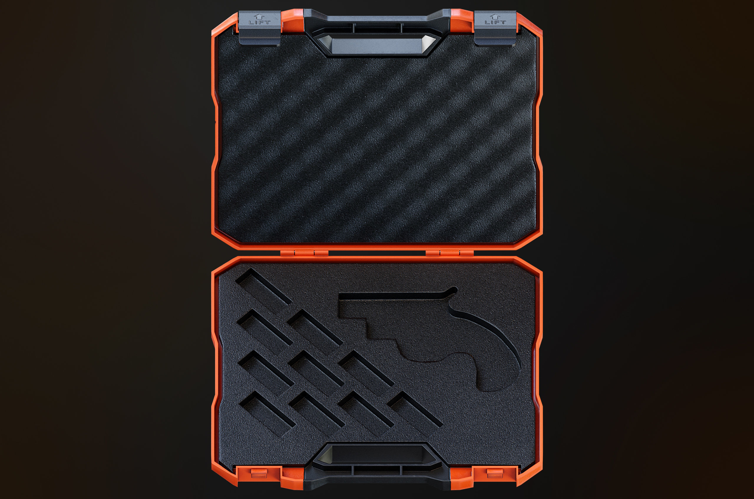 Emergency Flare Kit Low-poly 3D model_2