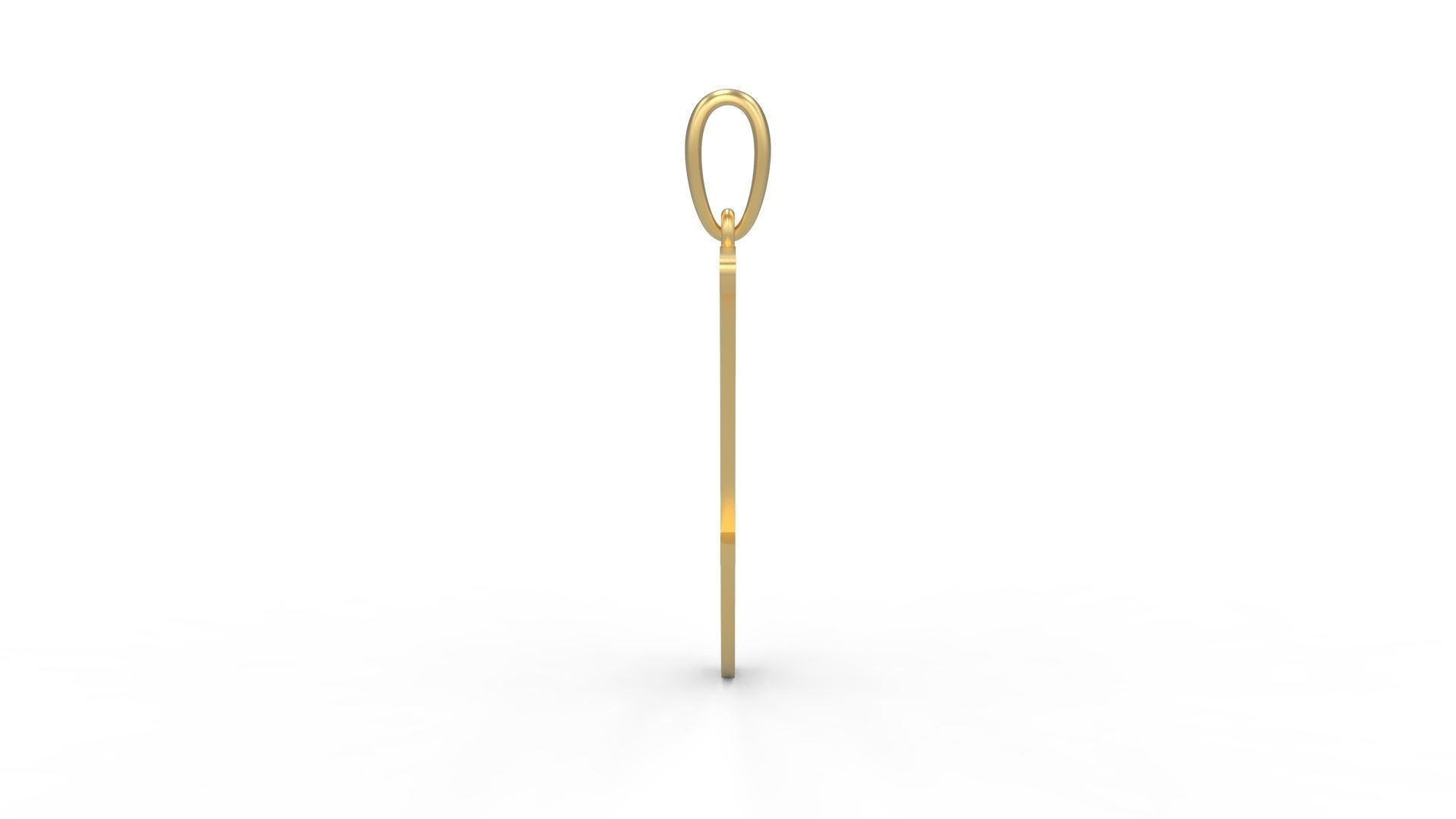 Initial Letters Pendant Marck J 3D print model_2