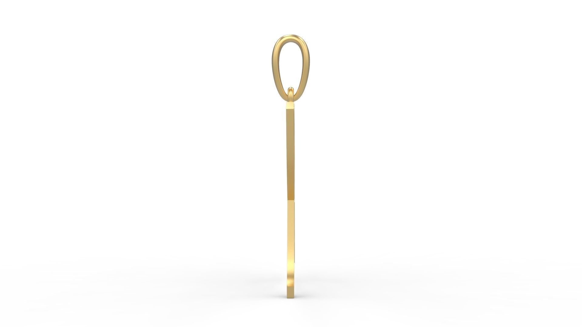 Initial Letters Pendant Marck K 3D print model_2