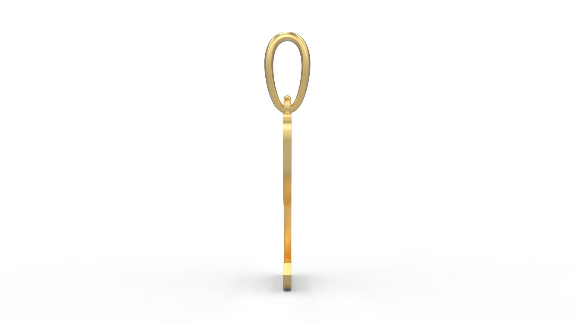 Initial Letters Pendant Marck L 3D print model_2