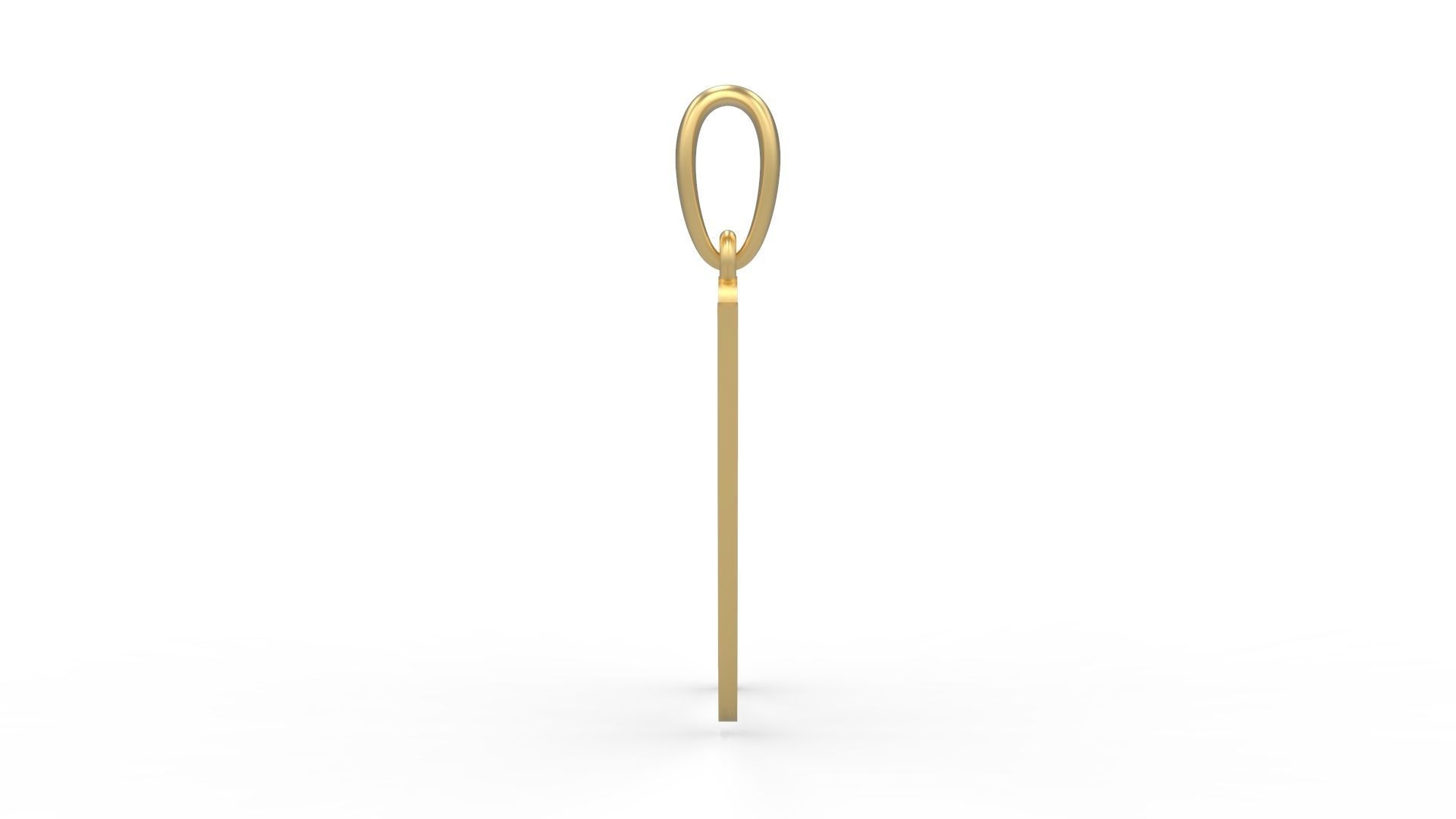 Initial Letters Pendant Marck N 3D print model_2