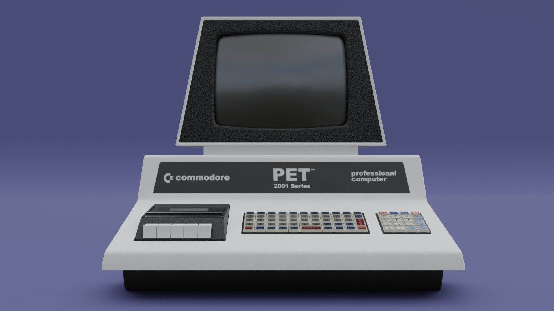 Commodore PET 3D model_3