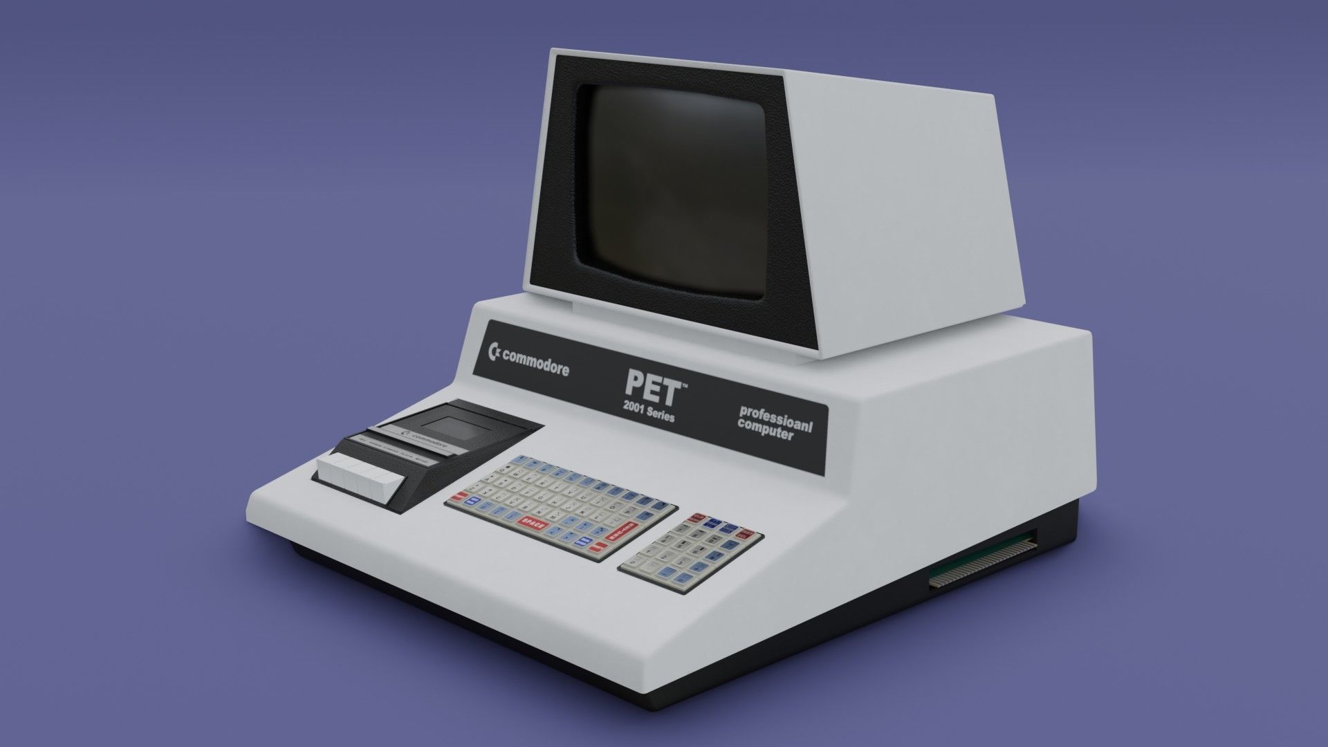 Commodore PET 3D model_1