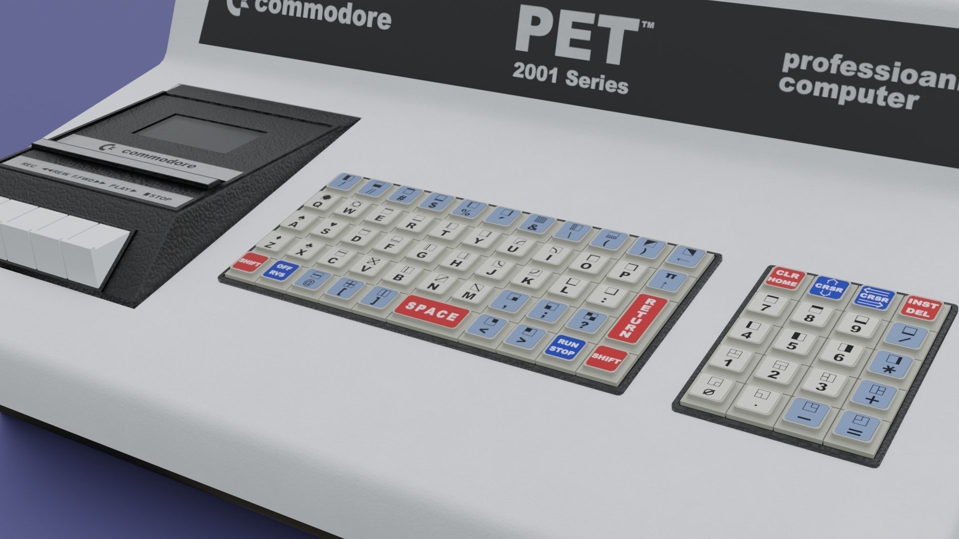 Commodore PET 3D model_5