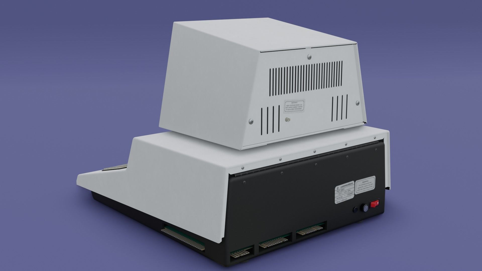 Commodore PET 3D model_4