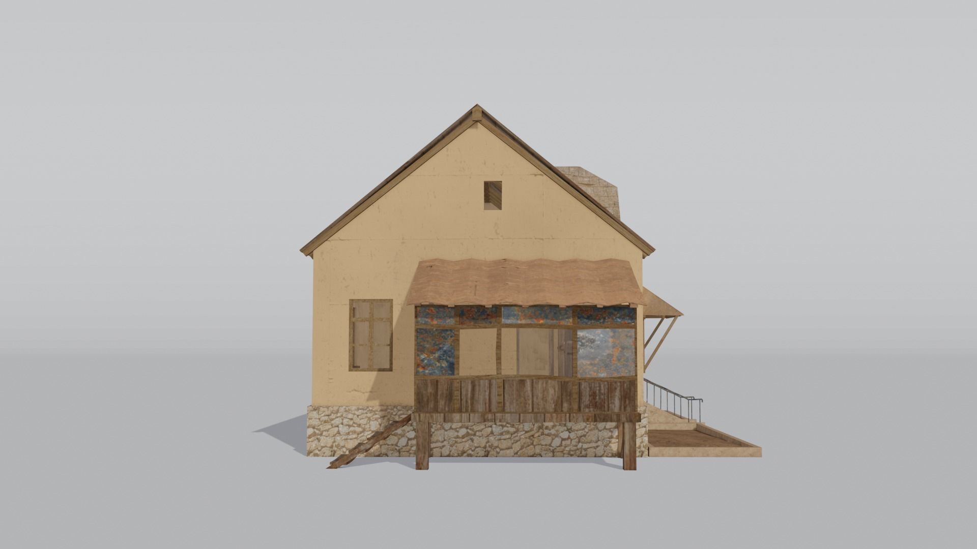 old house 3D model_4