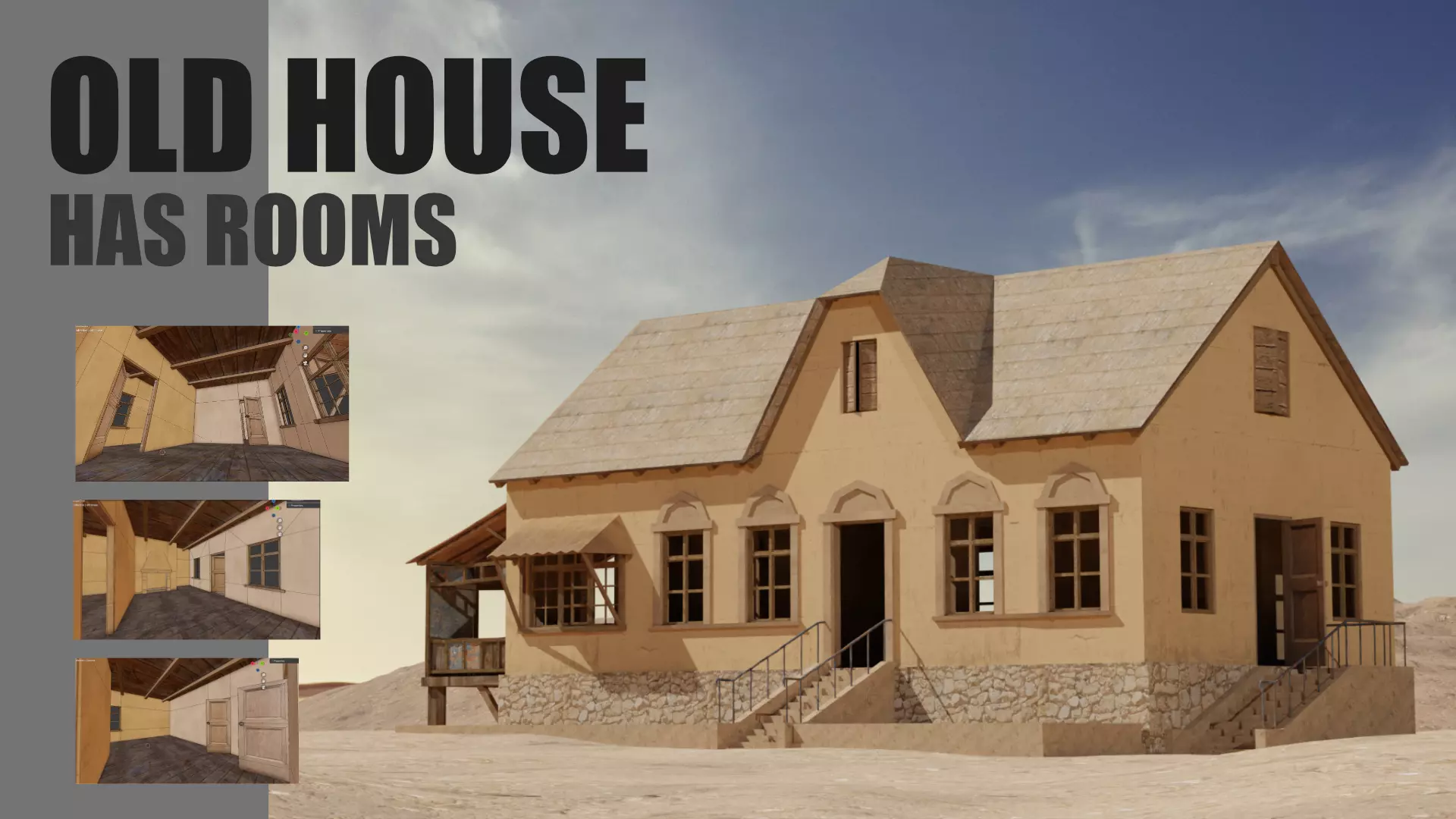 old house 3D model_0