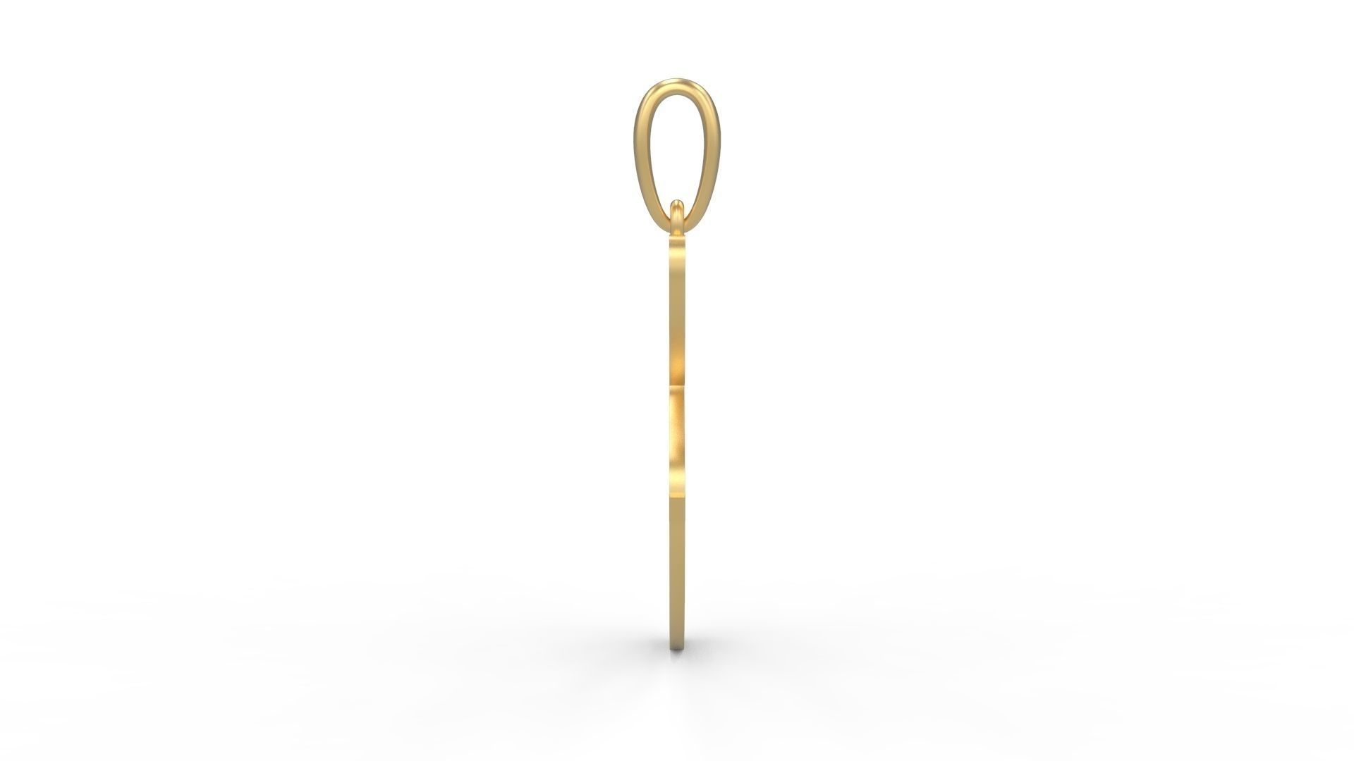 Initial Letters Pendant Marck S 3D print model_2