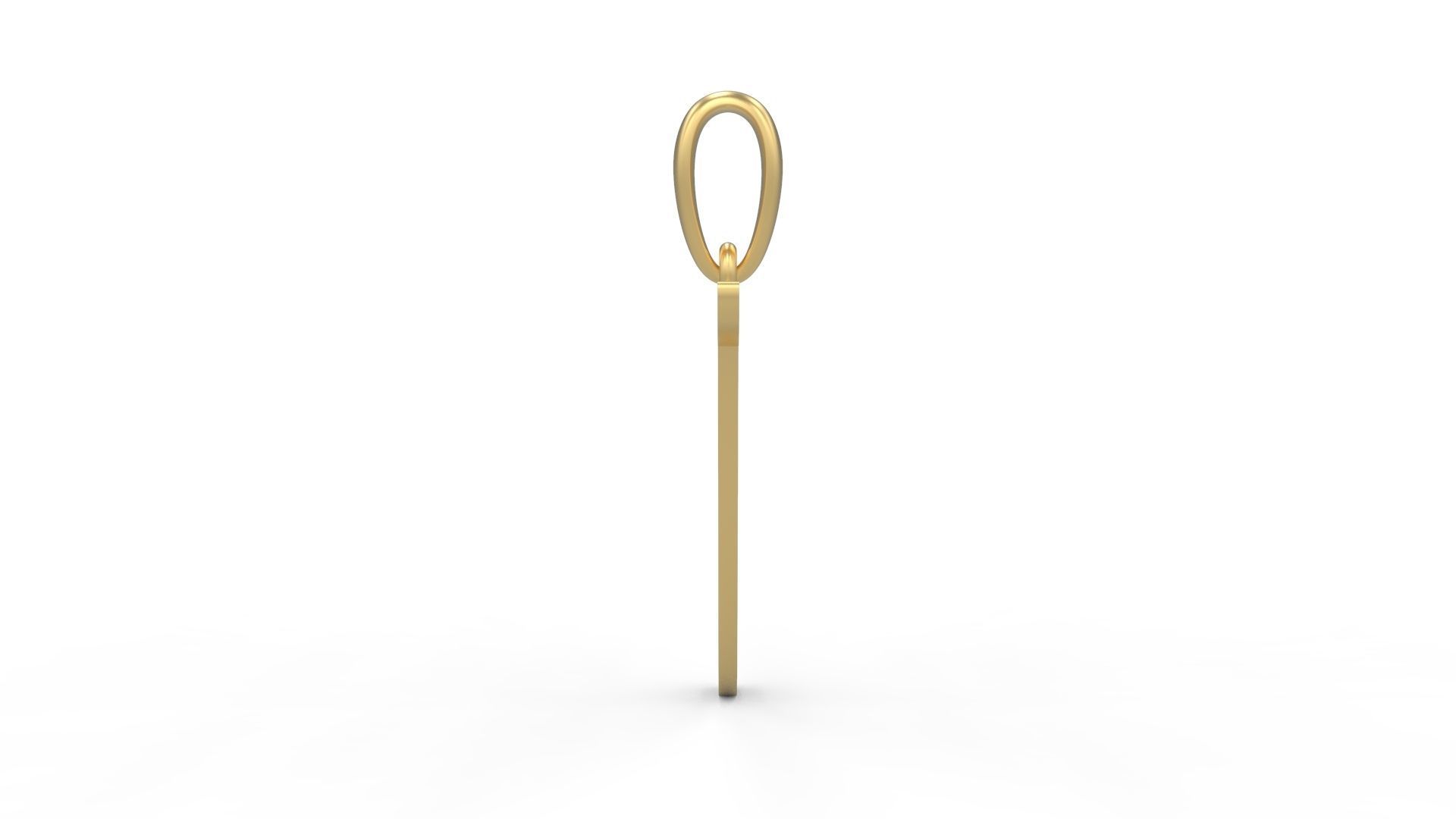 Initial Letters Pendant Marck T 3D print model_2