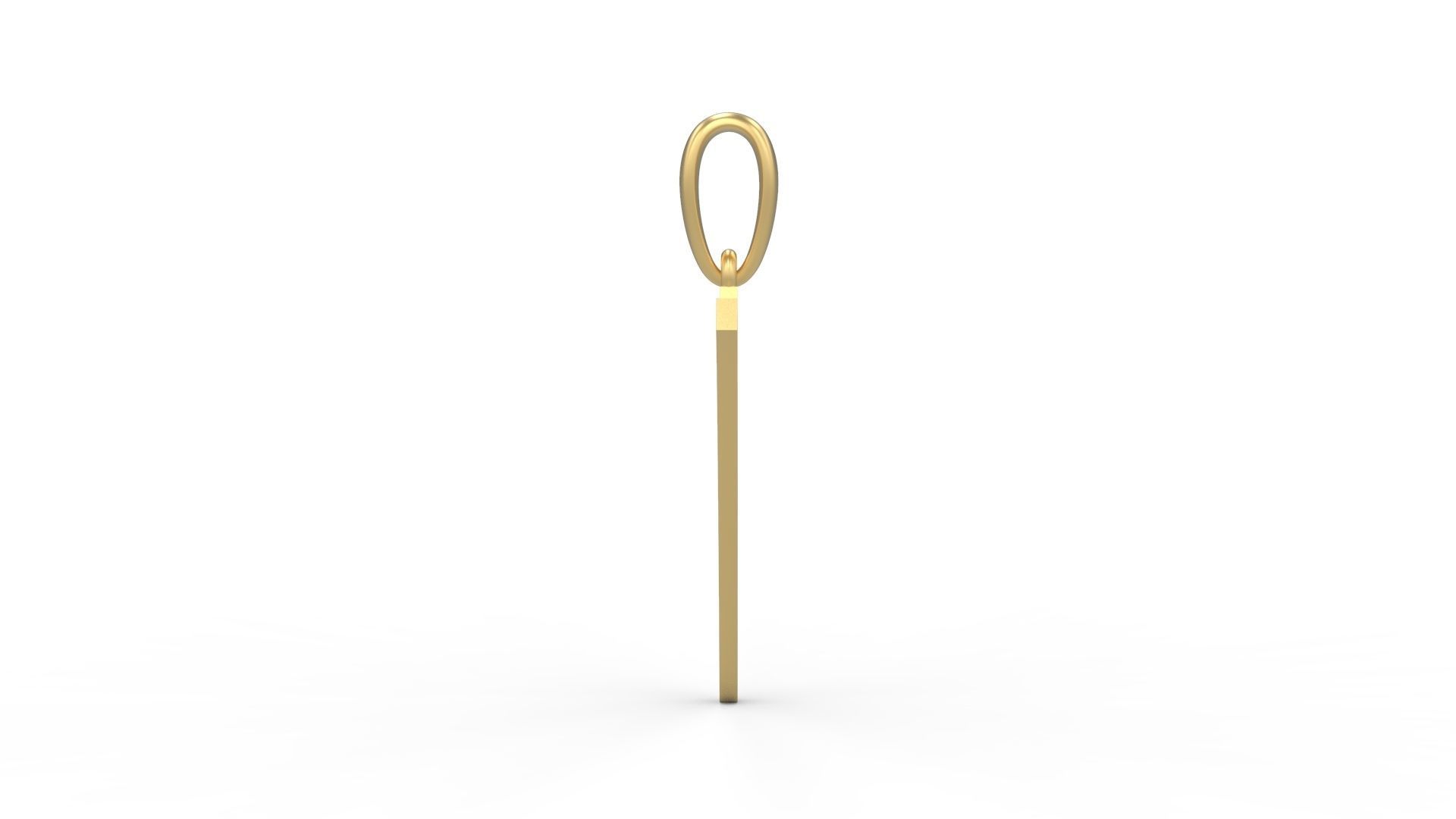 Initial Letters Pendant Marck V 3D print model_2