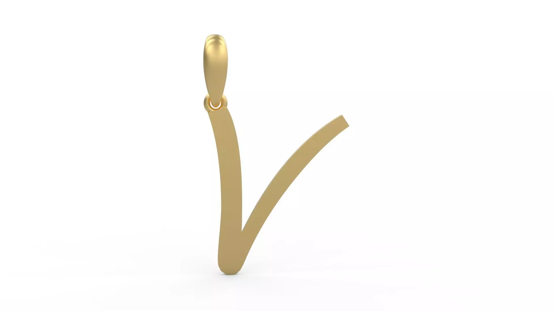 Initial Letters Pendant Marck V 3D print model_0