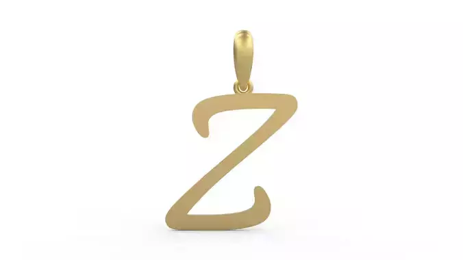 Initial Letters Pendant Marck Z