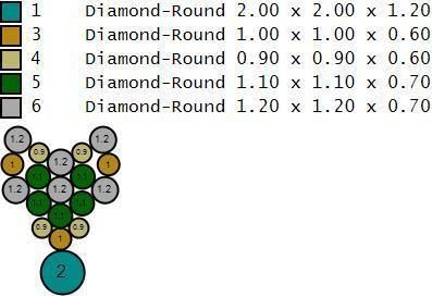 flower heart pendant 3D print model_4