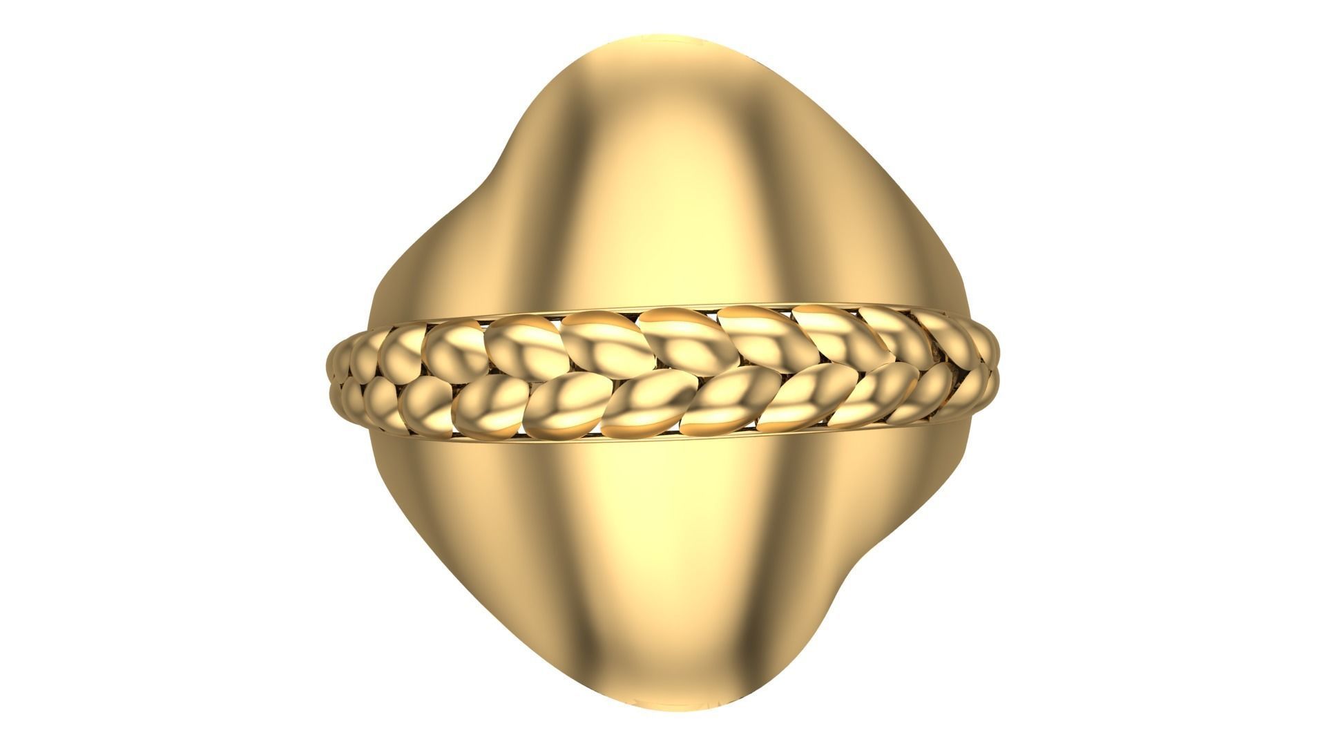  FUSION SIMPLE RING SOLID - R02 3D print model_4