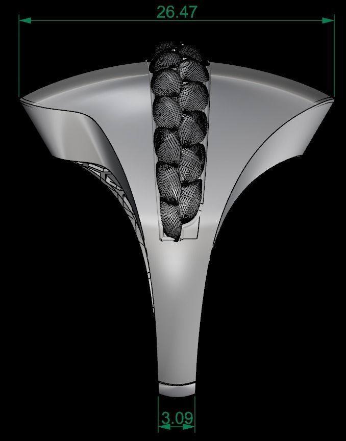  FUSION SIMPLE RING SOLID - R02 3D print model_2