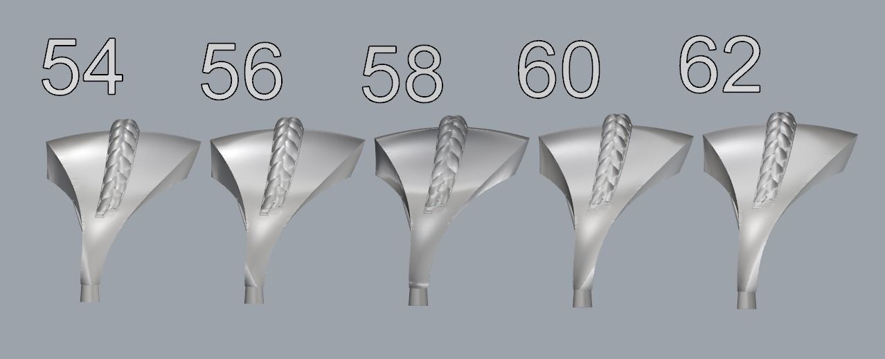   5Pcs FUSION SIMPLE RING SOLID  3D print model_54