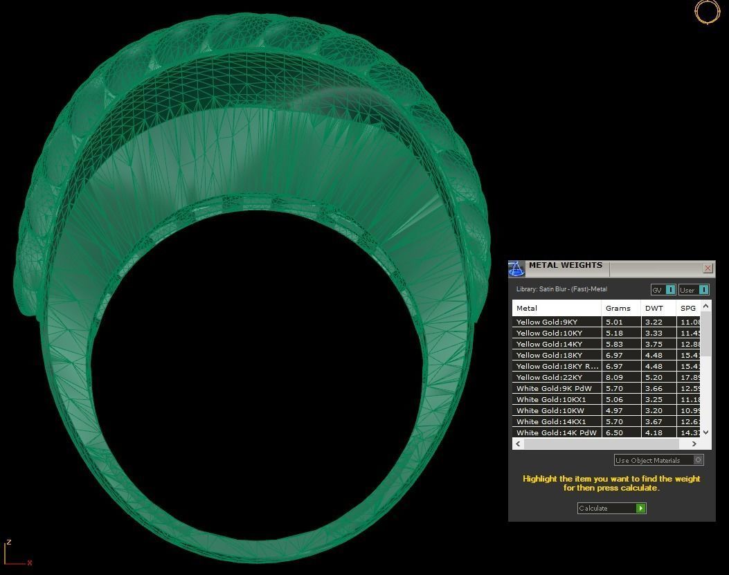   5Pcs FUSION SIMPLE RING SOLID  3D print model_32