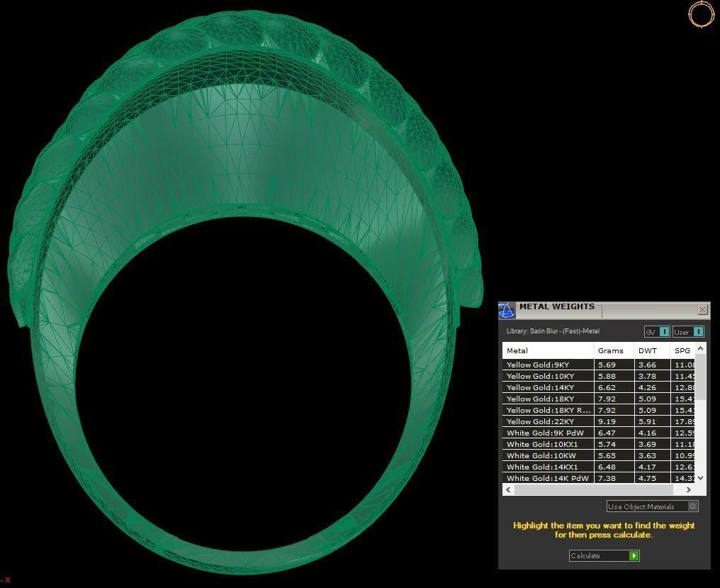   5Pcs FUSION SIMPLE RING SOLID  3D print model_53