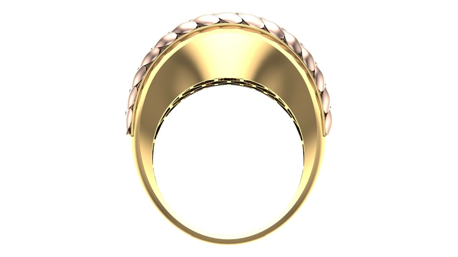   5Pcs FUSION SIMPLE RING SOLID  3D print model_93