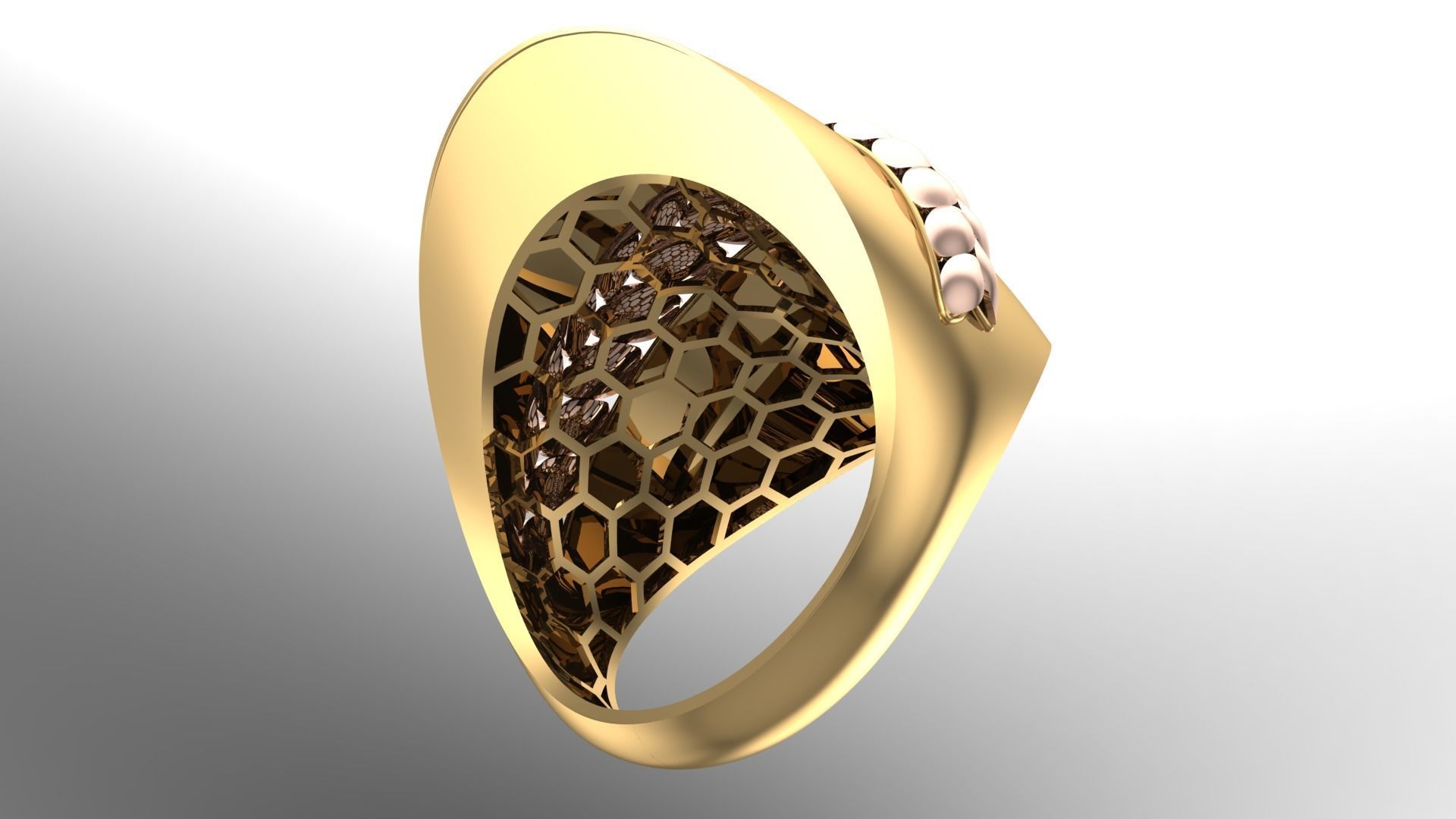   5Pcs FUSION SIMPLE RING SOLID  3D print model_57