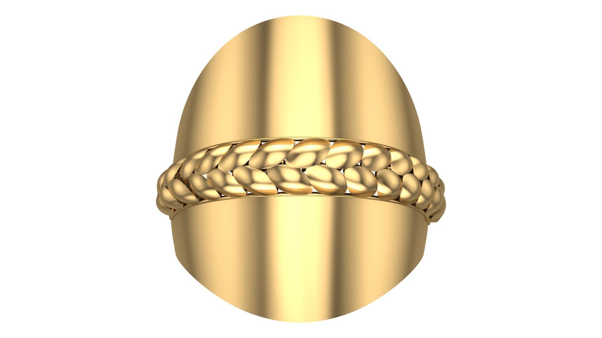   5Pcs FUSION SIMPLE RING SOLID  3D print model_36