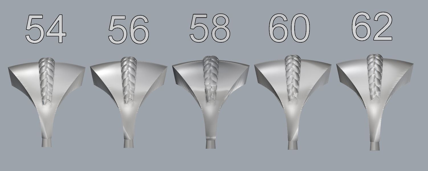   5Pcs FUSION SIMPLE RING SOLID  3D print model_18