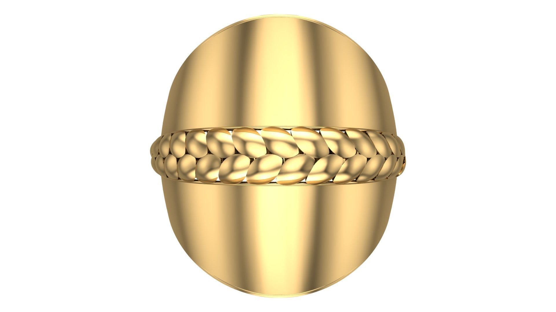   5Pcs FUSION SIMPLE RING SOLID  3D print model_42