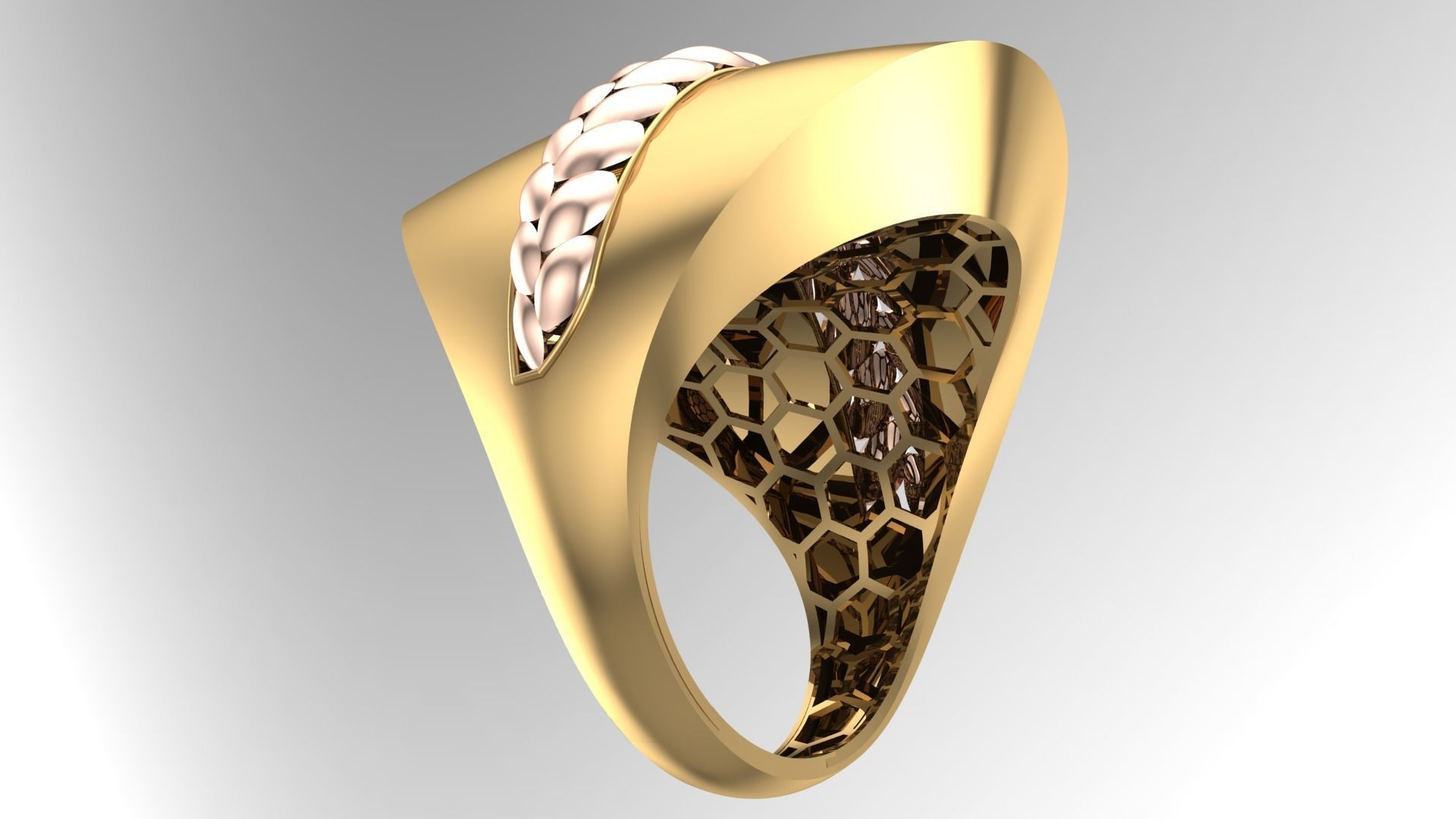   5Pcs FUSION SIMPLE RING SOLID  3D print model_7